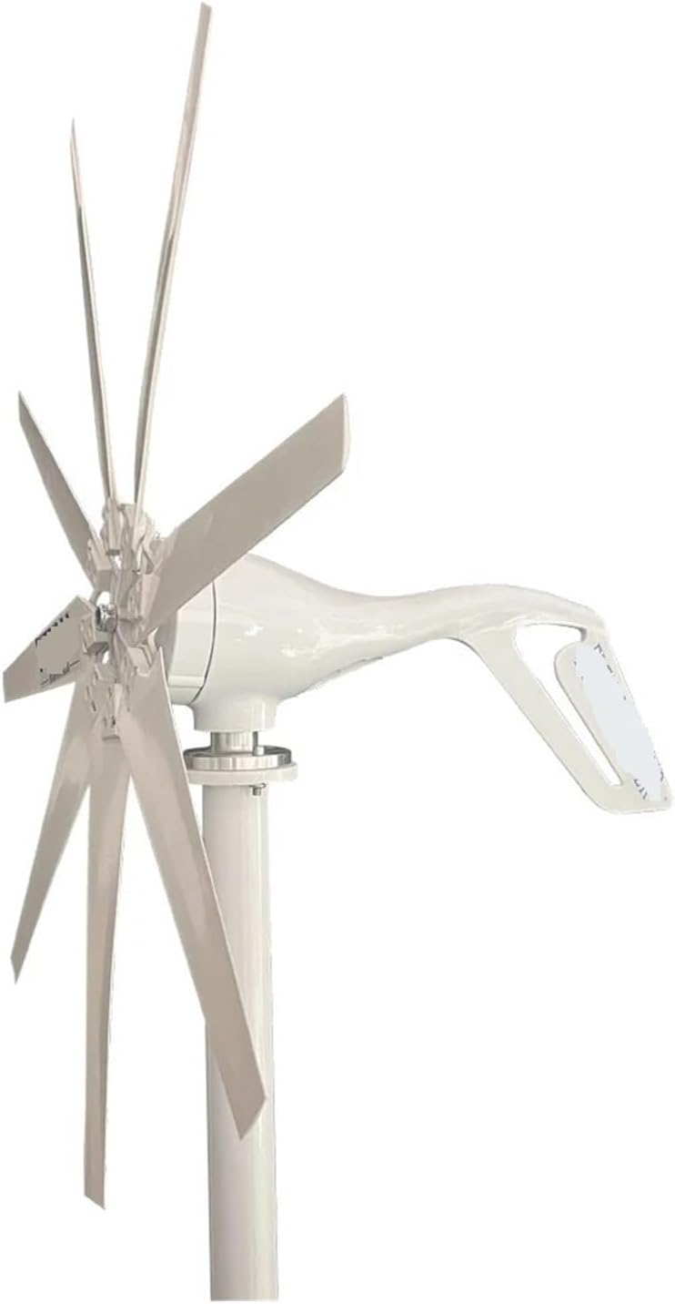Wind Turbines, 2000W 48V Wind Turbine with 8 Blades Small Wind Turbine for Home Use Low Noise High Efficiency(24V)