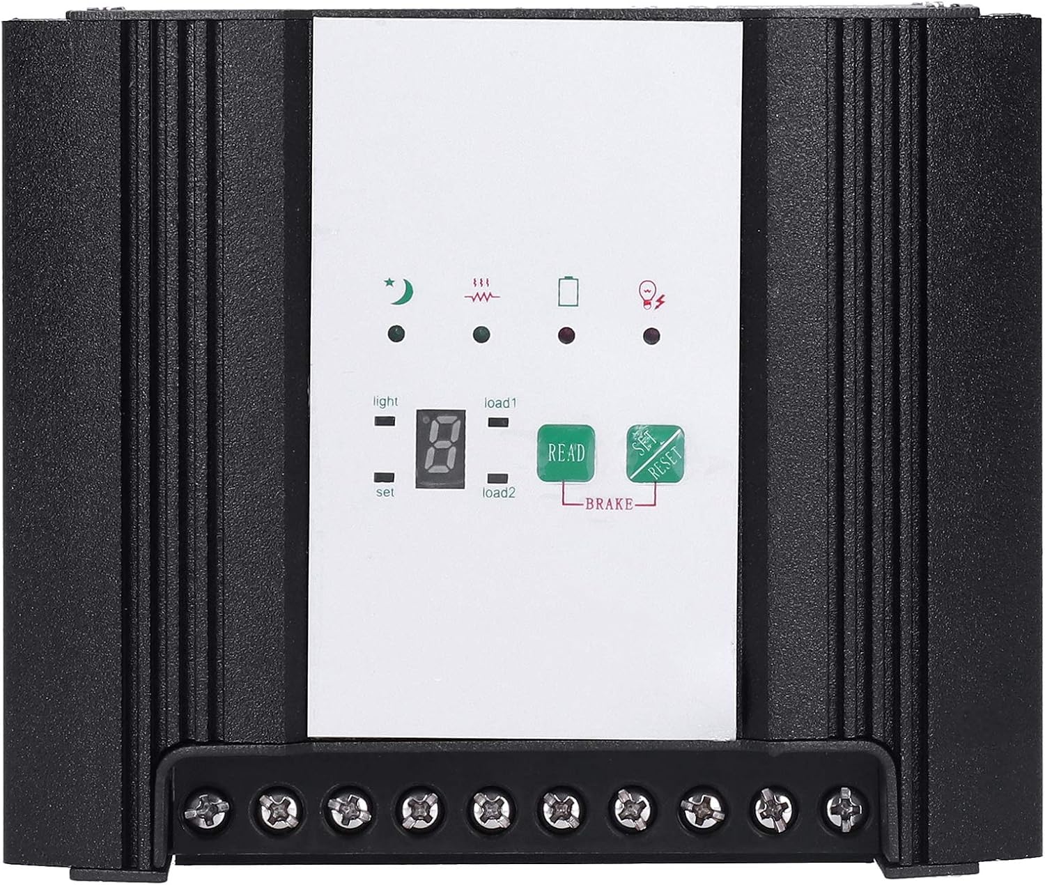 Wind Solar Hybrid Controller Intelligent LED Digital Display High Efficiency Charging for Wind Solar Power Systems Aluminum Alloy 24V 600W 300W