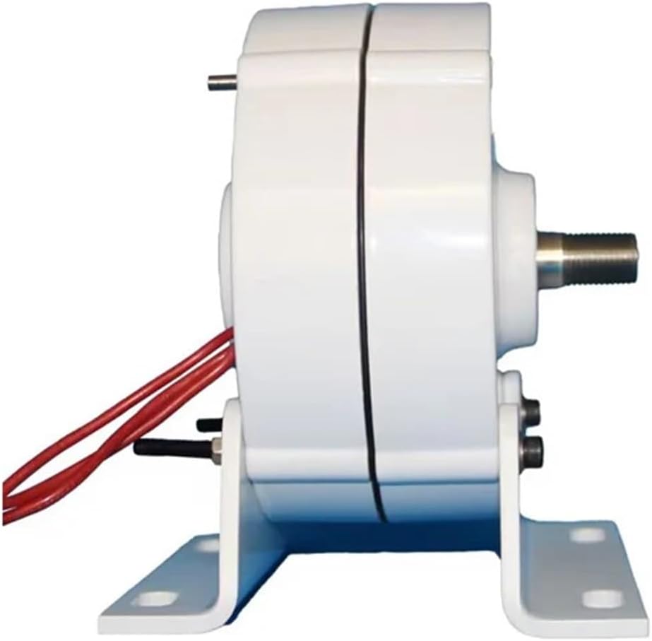 Electric Wind Turbine Generator 3KW 4KW 5KW 6KW Low Speed 24V 12V 48V 3 Phase Gearless Permanent Magnet AC tors for Wind Water Turbine Industrial Energy(Double Shaft,12V_6000W)