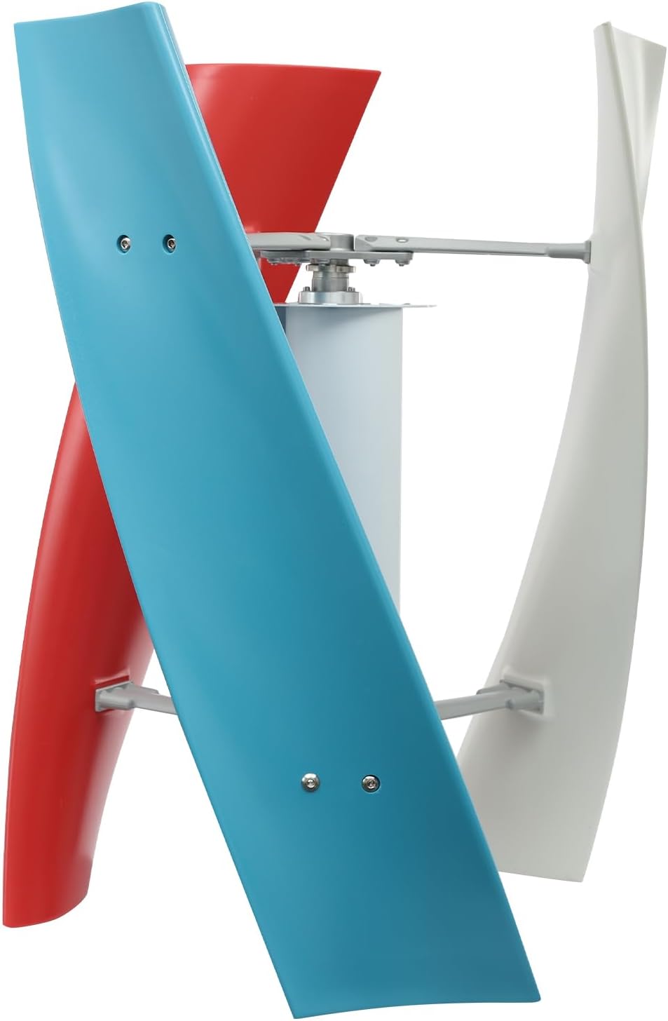 Vertical Wind Generator, 100W Wind Turbine Generator Kit Home Windmill Turbine System with Controller & Auxiliary Wheel, Home Windmill Kit for Boats, Gazebos, Chalets