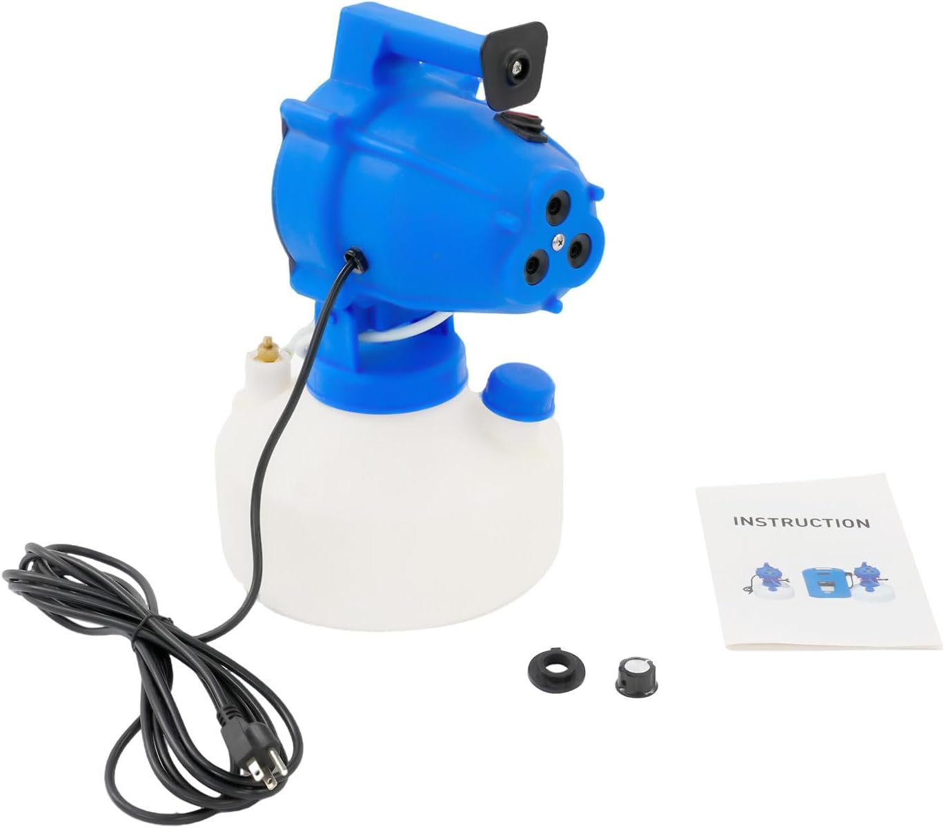 Electric ULV Fogger Sprayer 4L (1.06 Gallon) Adjustable Portable Cold Mist Machine, 19.69-26.25ft Spraying Distance, 35ml/1.18oz/min Atomizer Mist Rate, for Lawn, Yard, Garden, Patio