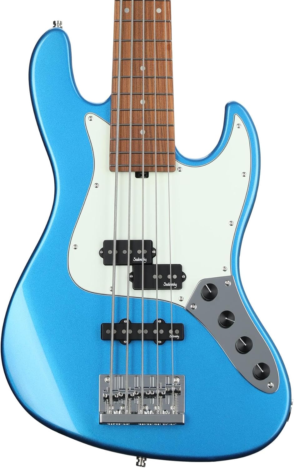 Sadowsky MetroExpress 21-Fret Hybrid PJ 5-string Bass - Ice Blue Metallic