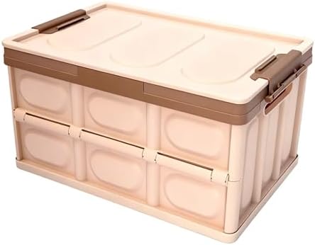 Large Capacity Outdoor Storage Deck Box - Foldable Nizer Box for Home, Car Trunk & Camping, Durable PP Material with Convenient Carrying Handle (Green, 42cm/16.5in)