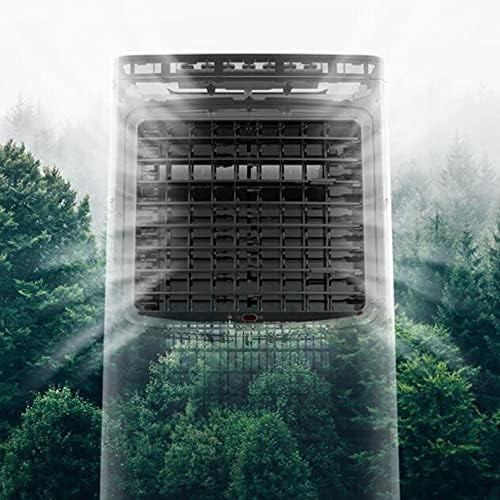 Portable Air Cooler Evaporative Mobile Air Conditioner with Remote Control,Hours,Air Purifier Ioniser,3 Speeds,3 Wind Settings,Cooling & Humidifier Function-White A