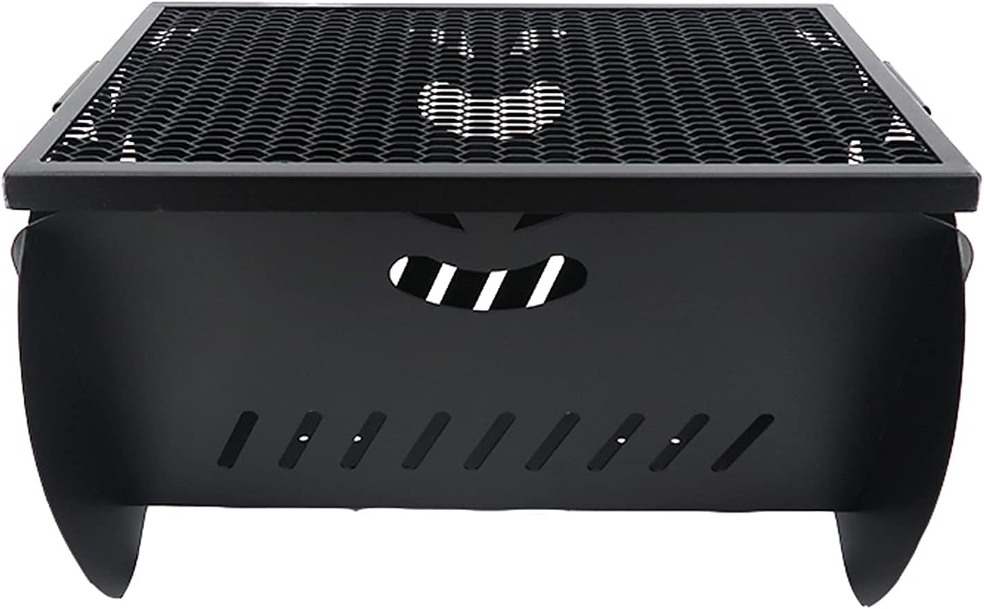 Wood Burning Fire Pit Backyard Portable Removable Fire Pit Grill for Camping, Hollow Splicing Cooking Grill Combination,50×38×30.4cm