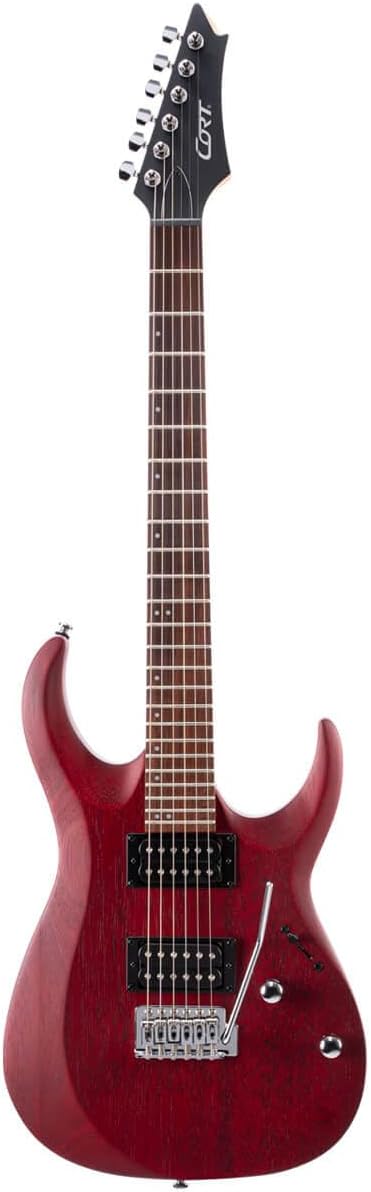 Cort X100 - black cherry open pores - Electric guitar