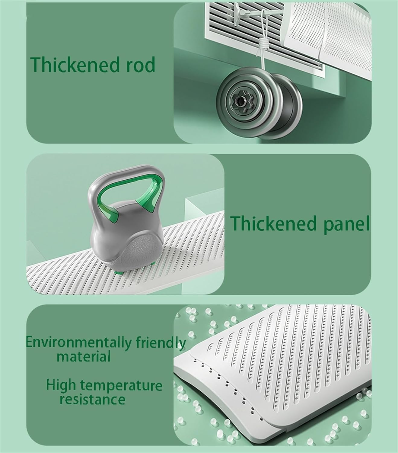 Air conditioning deflector 4 PCS Side Outlet Central AC Air Flow Deflector, Adjustable Air Conditioner Deflector, Air Wing Baffle Wind Direction Windshield for Home Hotel Office