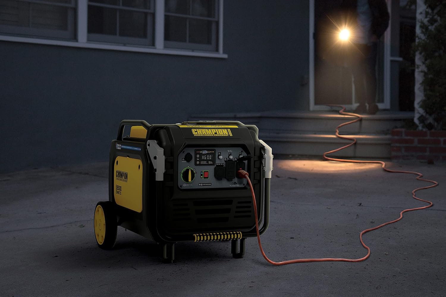 Champion Power Equipment 8500-Watt Electric Start Home Backup Portable Inverter Generator with Quiet Technology and CO Shield