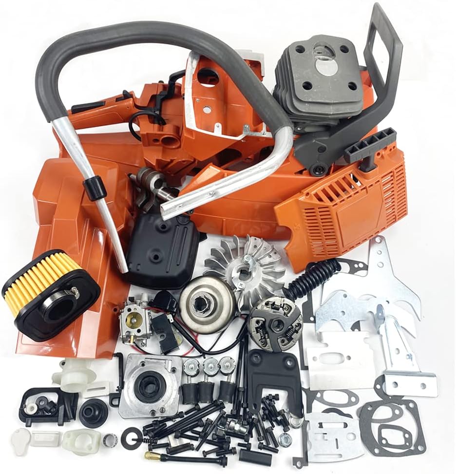 Holzfforma Farmertec Complete Aftermarket Repair Parts Compatible with Husqvarna 181 288 281 Engine Motor Crankcase Cylinder Piston Crankshaft Chainsaw