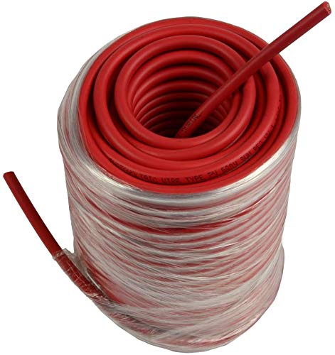 TEMCo 10 AWG/Gauge Solar Cable - Made in The USA 250 Feet Red (Variety of Lengths Available)