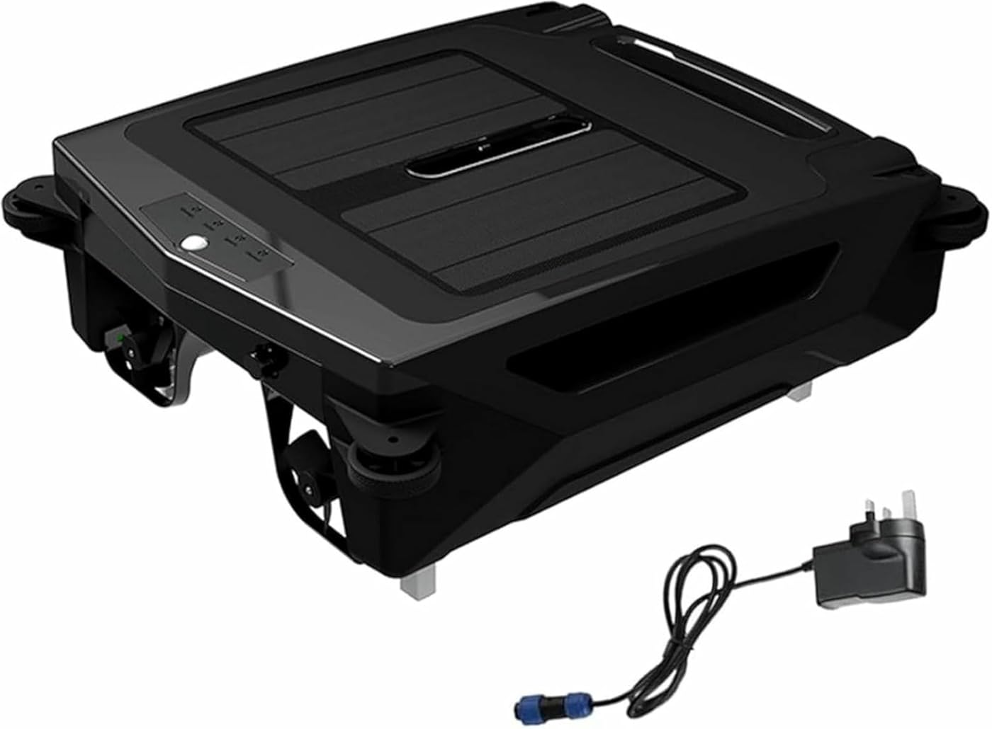 Solar Powered Automatic Robotic Pool Cleaner, Cordless Pool Vacuum with APP Control for Above-Ground Pools, Self-Parking, Efficient Cleaning up to 861 Sq.ft