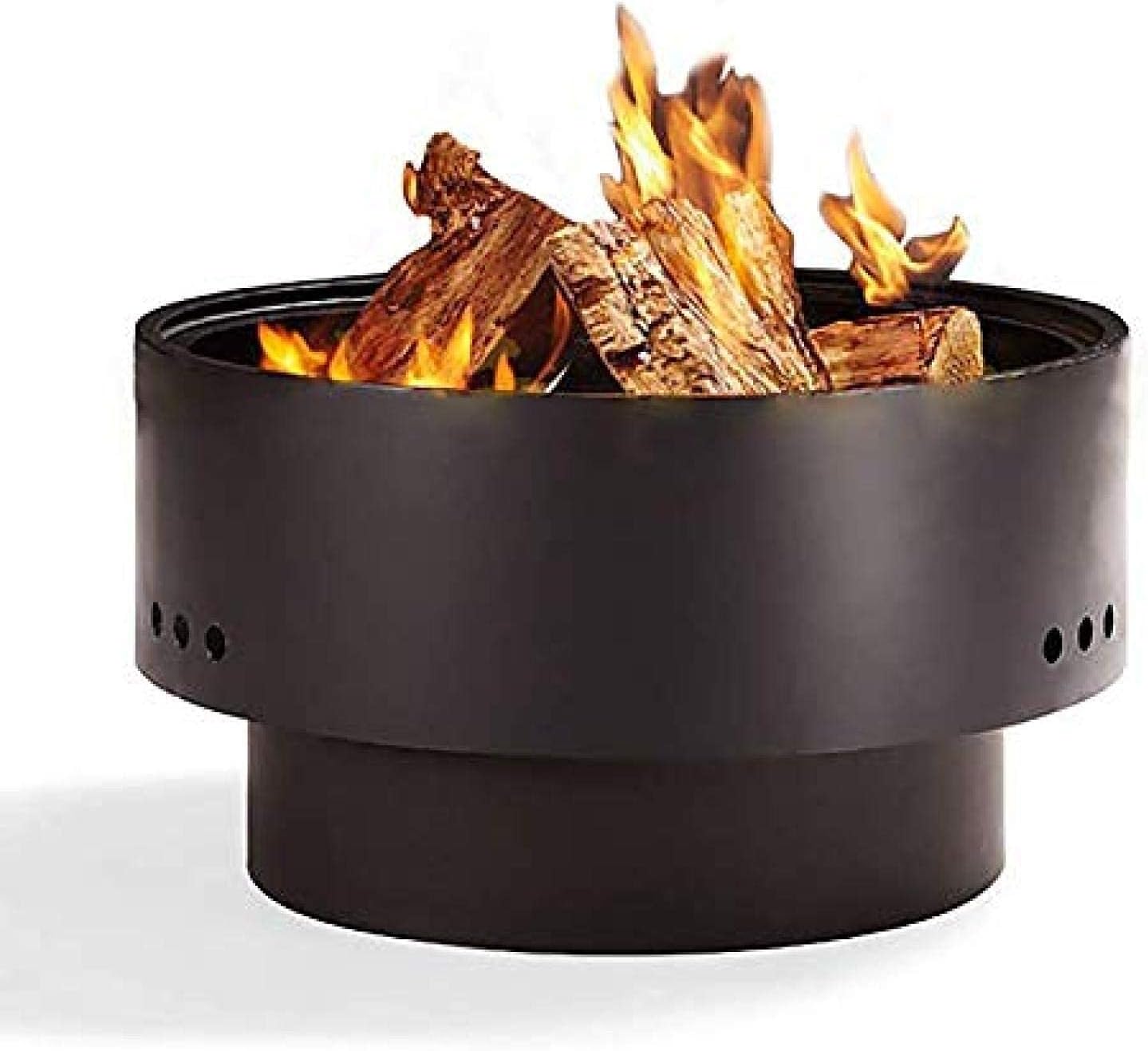 Fire Pit BBQ Grill Fire Bowl Heating Stove Round Table Barbecue Stove Garden Barbecue Rack Outdoor Bonfire Stove Courtyard