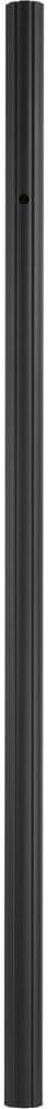 Outdoor 7' Aluminum Fluted Post Textured Black