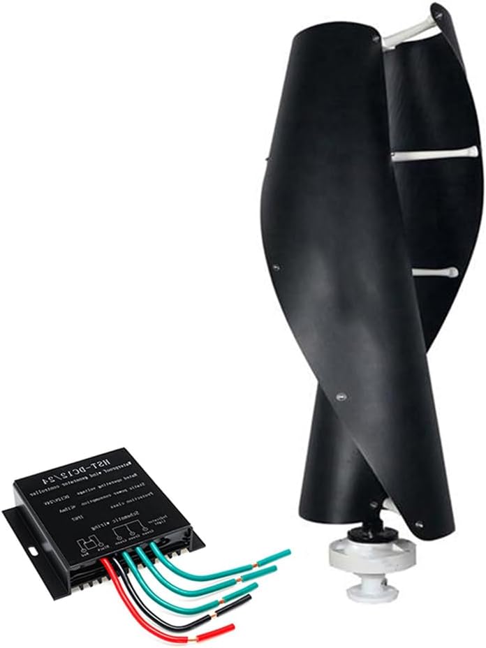 24V,BAOJUHUIKANG 48V Small Windmill Vertical Axis Wind Turbine Generator 16000W,12V-220V Wind Turbine Kit with IP67 Controller for Home Farm