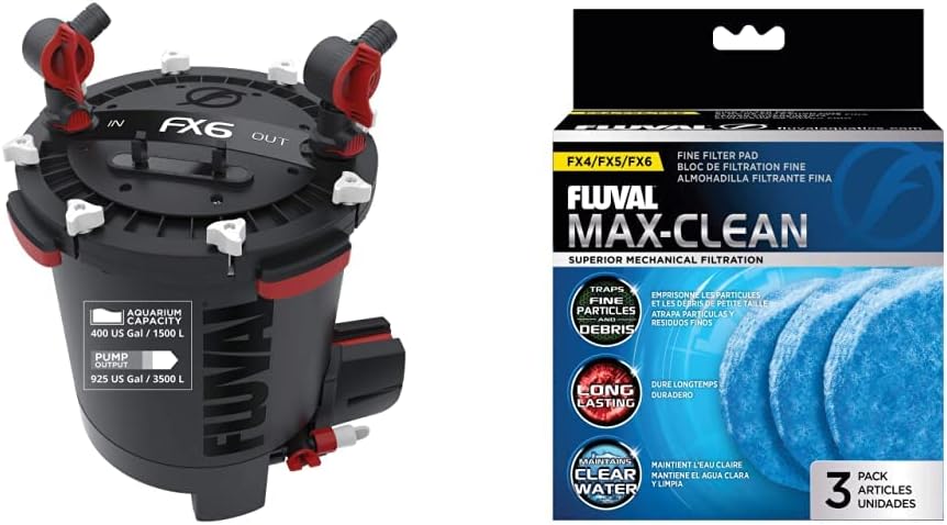 Fluval FX5 Fine Filter Polishing Pad & Fx6 Aquarium Canister Filter