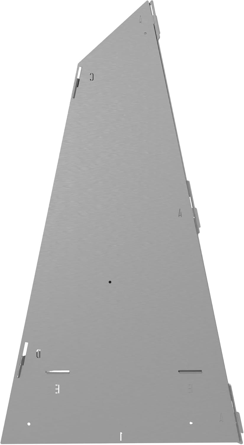 Foldable Outdoor Pyramid Stove and Garden Fireplace | Portable, Durable, 3mm Galvanized Steel Garden Heater and Fire Pit (BlazePeak)