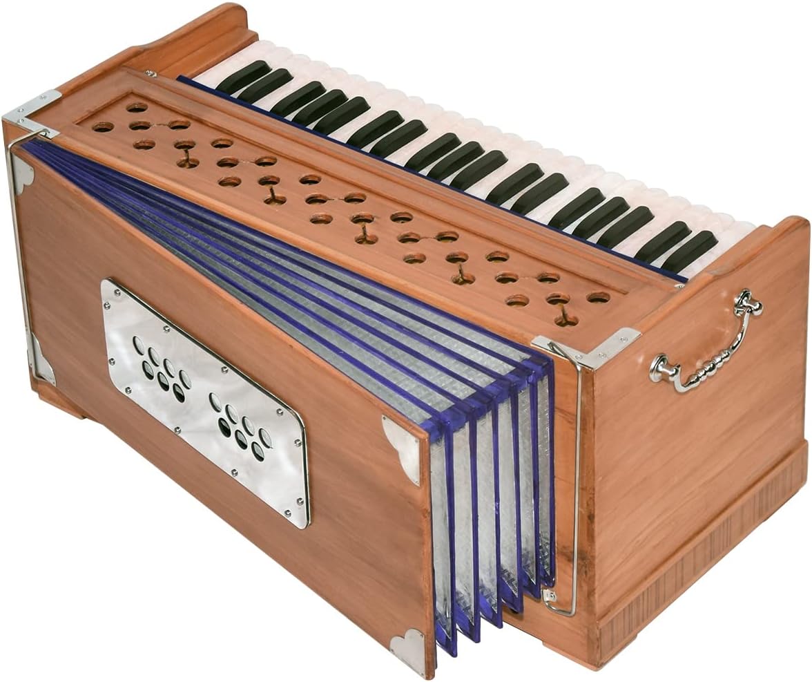 Bhava Studio Harmonium | Standard Edition | 42 Key | Professionally Tuned & Refined in the U.S~ Handmade in India, Ethically Sourced | Long Sustain and Warm Tonality