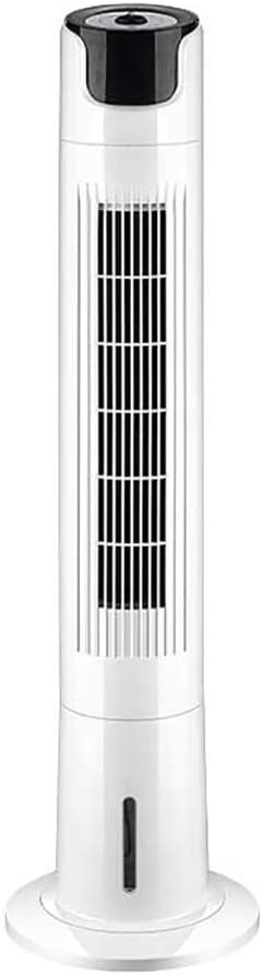 Portable Air Conditioner Fan Space Air Coolers Bladeless Portable Air Conditioning Unit Evaporative Cold Air Fan Single Cool LED Display Table Fan House Office Nightstand White