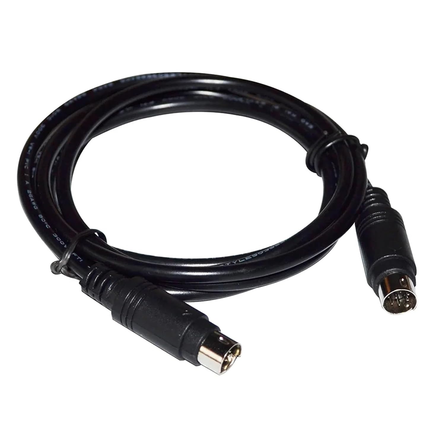 MINI DIN 8 PIN MD8 to MD8 8-PIN Male Adapter Data Cable for X5(D) MIDI Music Synthesizer to Host Port AG-002 for Macintosh(3metres)