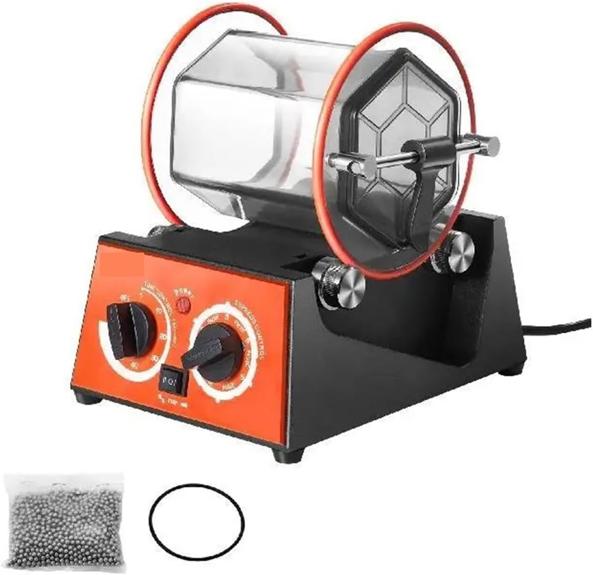 3kg 5kg Rotary Tumbler Surface Polisher Jewelry Drum Polisher Cleaning Tool For DIY Jewelry Polisher(5Kg Capacity)