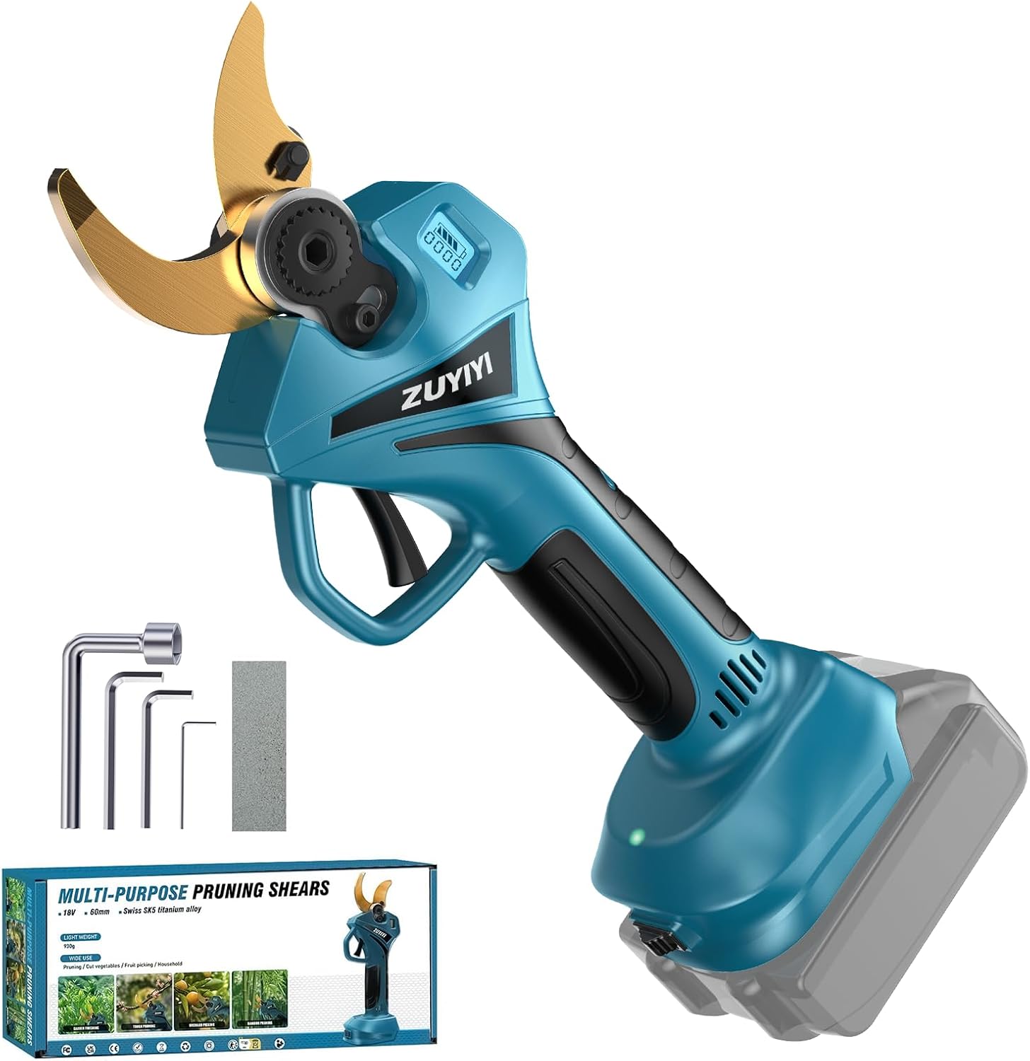 Cordless Electric Pruning Shears for Makita 18V Battery, 2.4