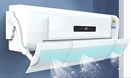 Air conditioning wind deflector Retractable, Air Conditioner Baffles, 180° Rotation Anti Direct Blowing, Lightweight Plastic Material