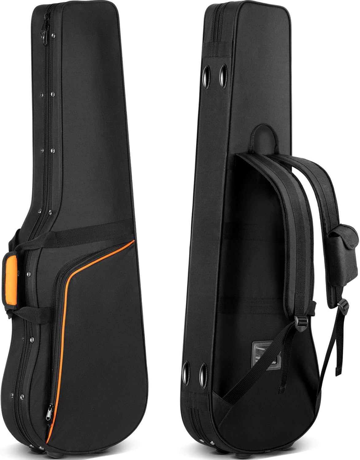 CAHAYA Hardshell Guitar Case Only Fits P Bass Guitar Case Precision Bass 0.98inch Thick Padding Bass Guitar Case with Adjustable Shoulder Straps CY0301