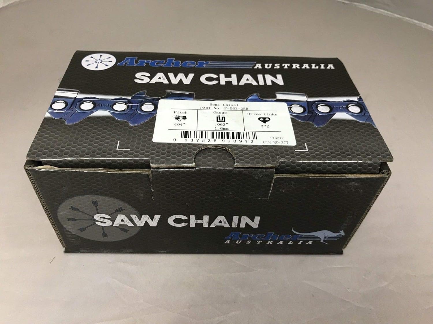 Archer Chainsaw Chain 25ft Roll .404 .063 SEMI-CHISEL Chain saw Chain