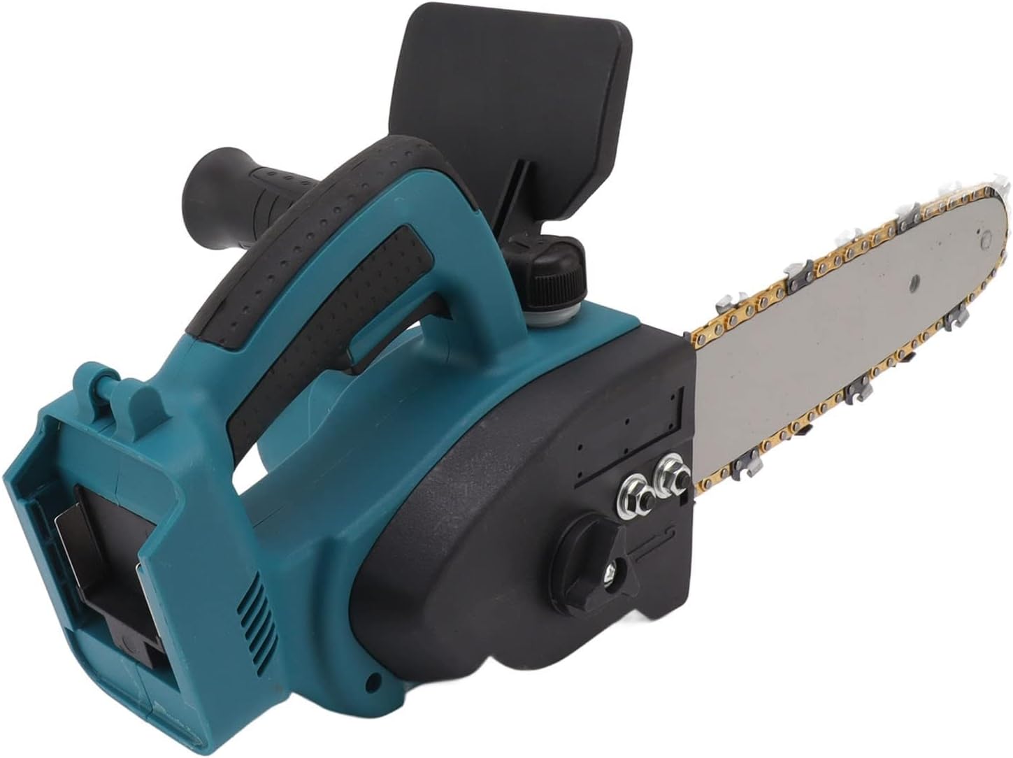 10in Mini Cordless Chainsaw Electric Cutting Chain Saw for Woodworking Garden Tool 1200W Power and Speed.