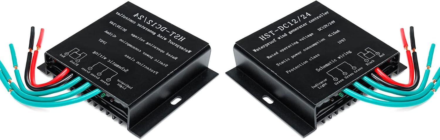 16000W Wind Charge Controller,12V/24V/48V Waterproof Wind Turbine Generator Controller Boost MPPT Wind Charge Controller for Wind Generator