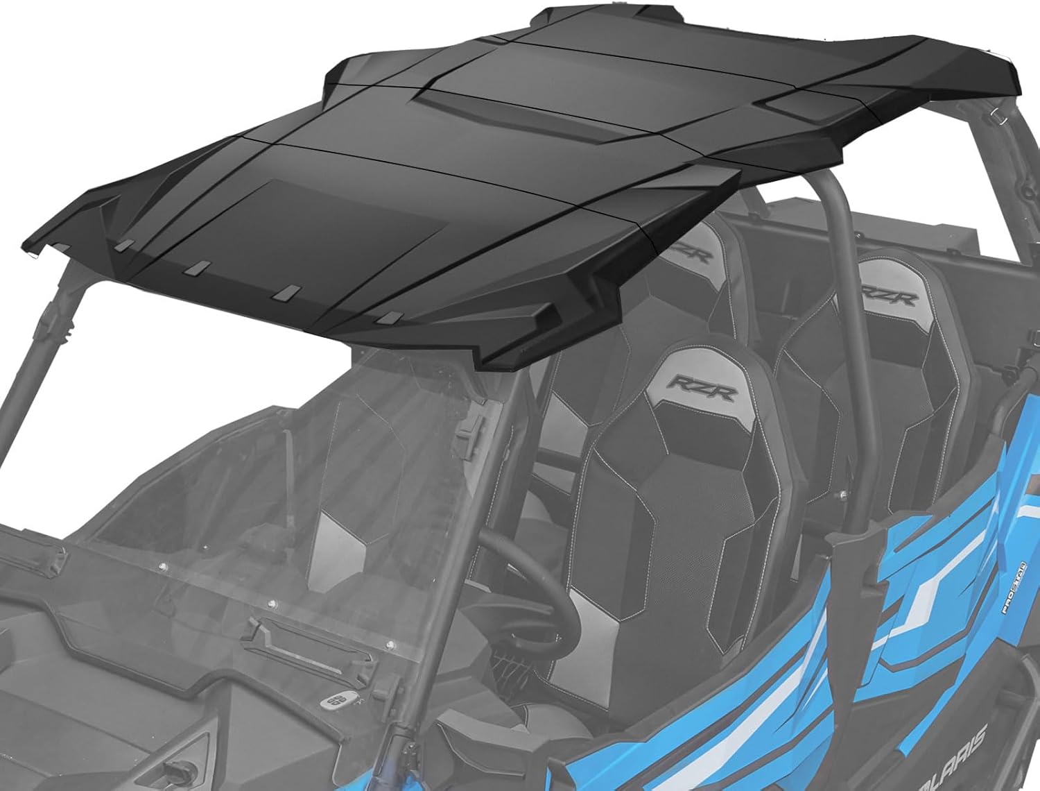 Sport Roof Top for Polaris RZR XP 4 1000, Dustproof Resistant Poly Combination Roof Sun Visor for Polaris RZR XP 4 1000/ XP 4 Turbo/ 4 900/ S 4 1000 2014-2023 Accessories (OEM#2883074,4PCS)