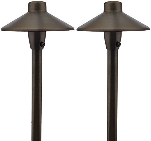 MarsLG BRS1 ETL-Listed Solid Brass Low Voltage Landscape Accent Path and Area Light with 6.5