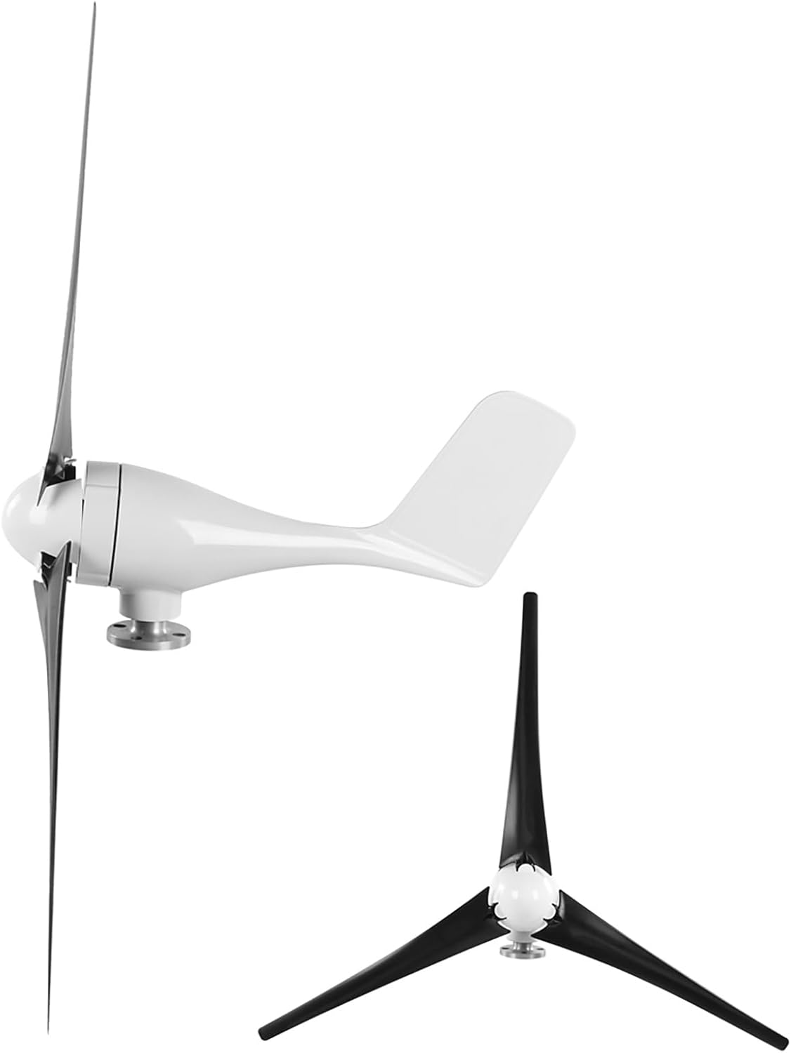 200W Wind Turbine Generator Kit, 3 Blade Wind Turbine with Controller Accessory (48V)