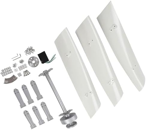 4000W Vertical Axis Wind Turbine Generator with Controller - Permanent Magnetic Windmill for Home & Street Lighting, 12V Wind Energy Solution