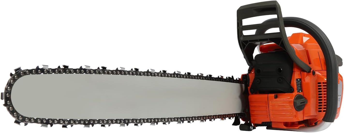 Gas Chainsaw 72 cc, 5.3-HP 2-Cycle Gasoline Powered Chain Saws 24 Inch Handheld Cordless Petrol Chainsaws for Trees Wood Farm Garden Ranch Forest Cutting