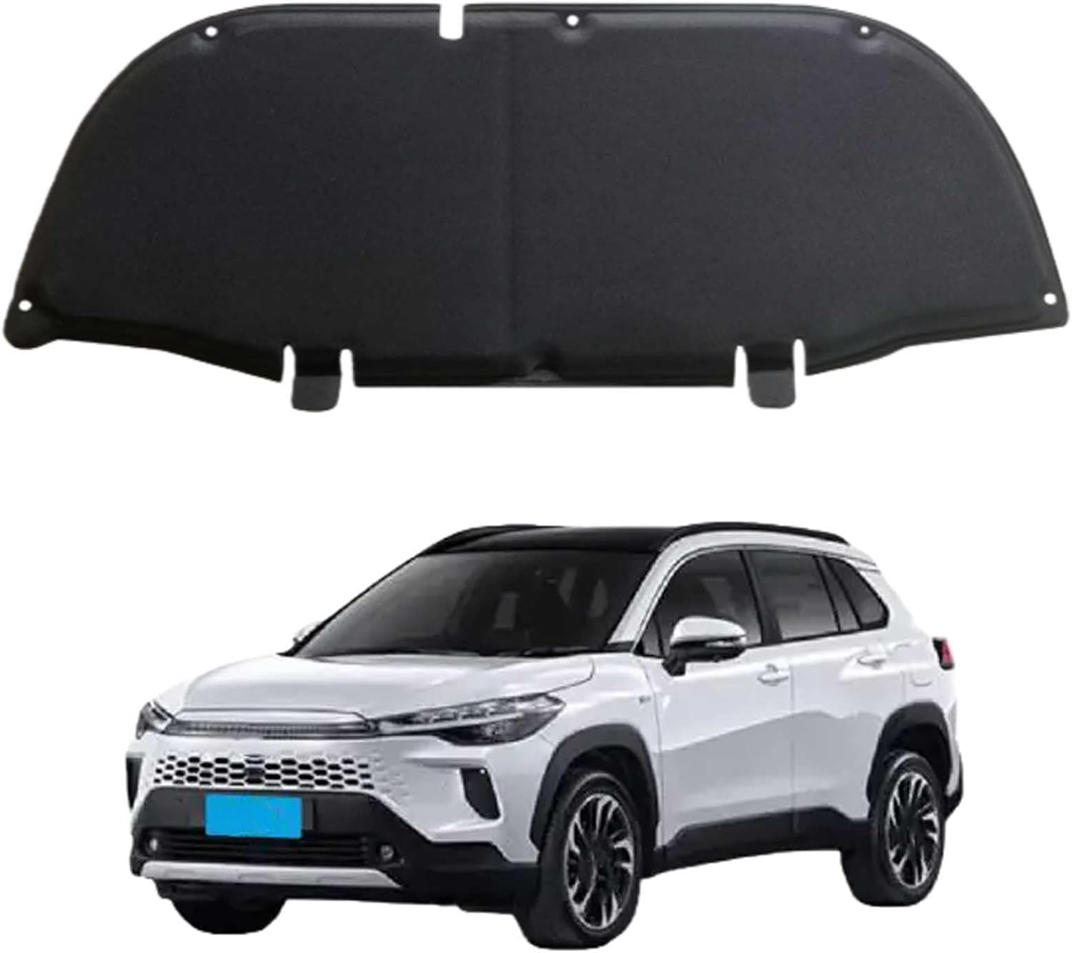 Car Front Hood Engine Sound Pad for Toyota Cross 2022-2025, Heat Insulation Cotton Mat Cover Soundproof Car Accessories