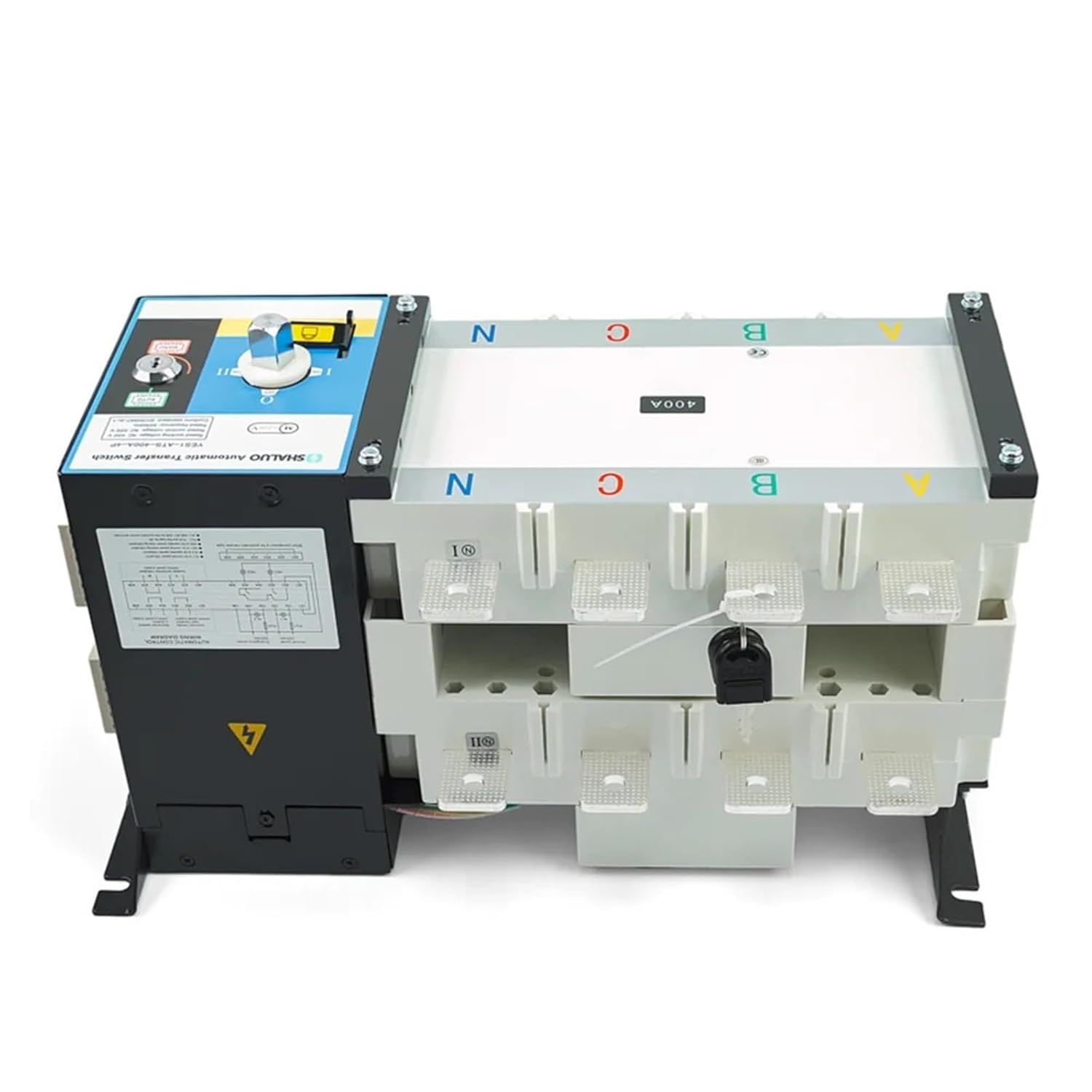 YES1 GA Series ATS Generator Dual Power Automatic Transfer Switch AC220V 400A 630A 4P Circuit Breaker YES1-ATS-630A-4P(630A 4P ATS)