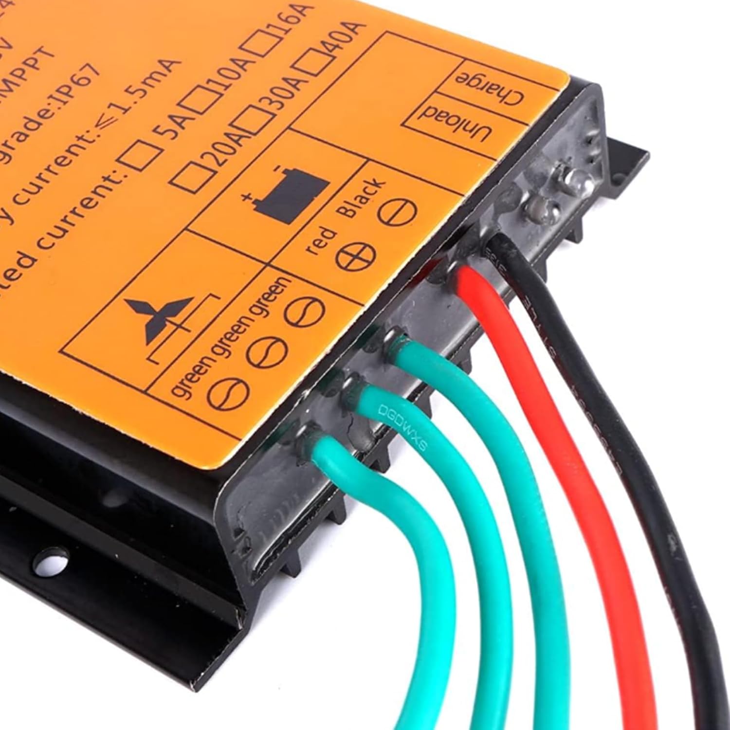 12V,BAOJUHUIKANG 12V 24V 48V Low Wind Speed Charge Controller 10000W MPPT Charge Controller for Horizontal Vertical Wind Turbine Generator