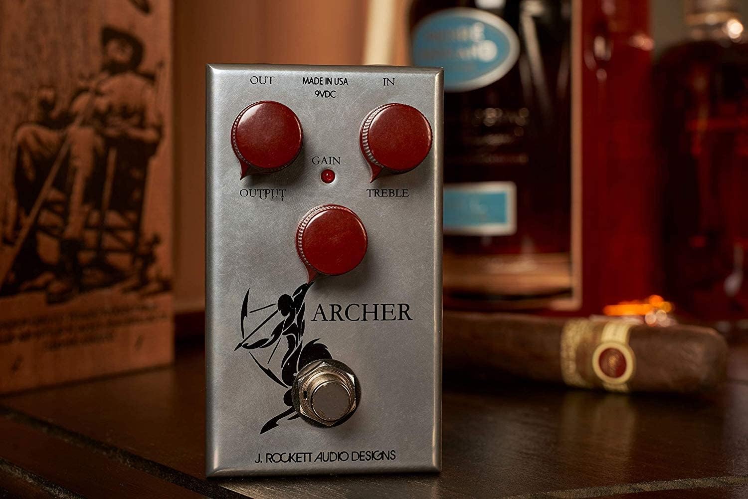 J. Rockett Audio Designs Tour Series Archer Overdrive and Boost Guitar Effects Pedal