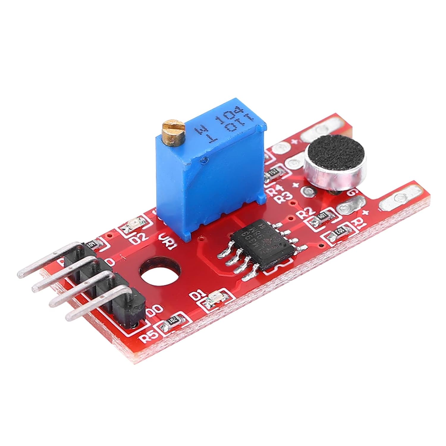 5Pcs Sound Sensor Module Ultra Small Professional Microphone Amplifier IC KY-038