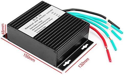 MPPT Wind Turbine Charge Controller, 12V 24V AUTO 48V Water Proof Regulator for 100W-8000W Small Windmill Generator