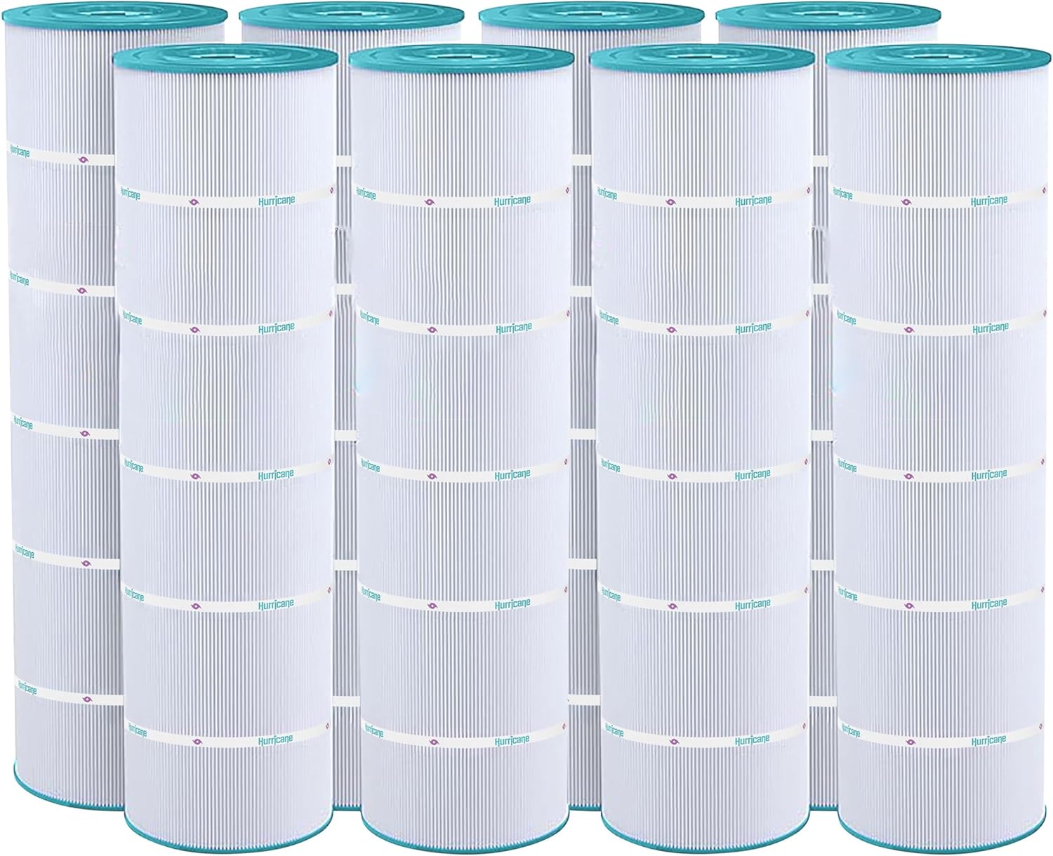 Hurricane Filters 8 Pack HF7488-04 Advanced Pool Filter Cartridge - Replacement for PA106, Unicel C-7488, Filbur FC-1226 - Best Value USA Pool & Spa Filters