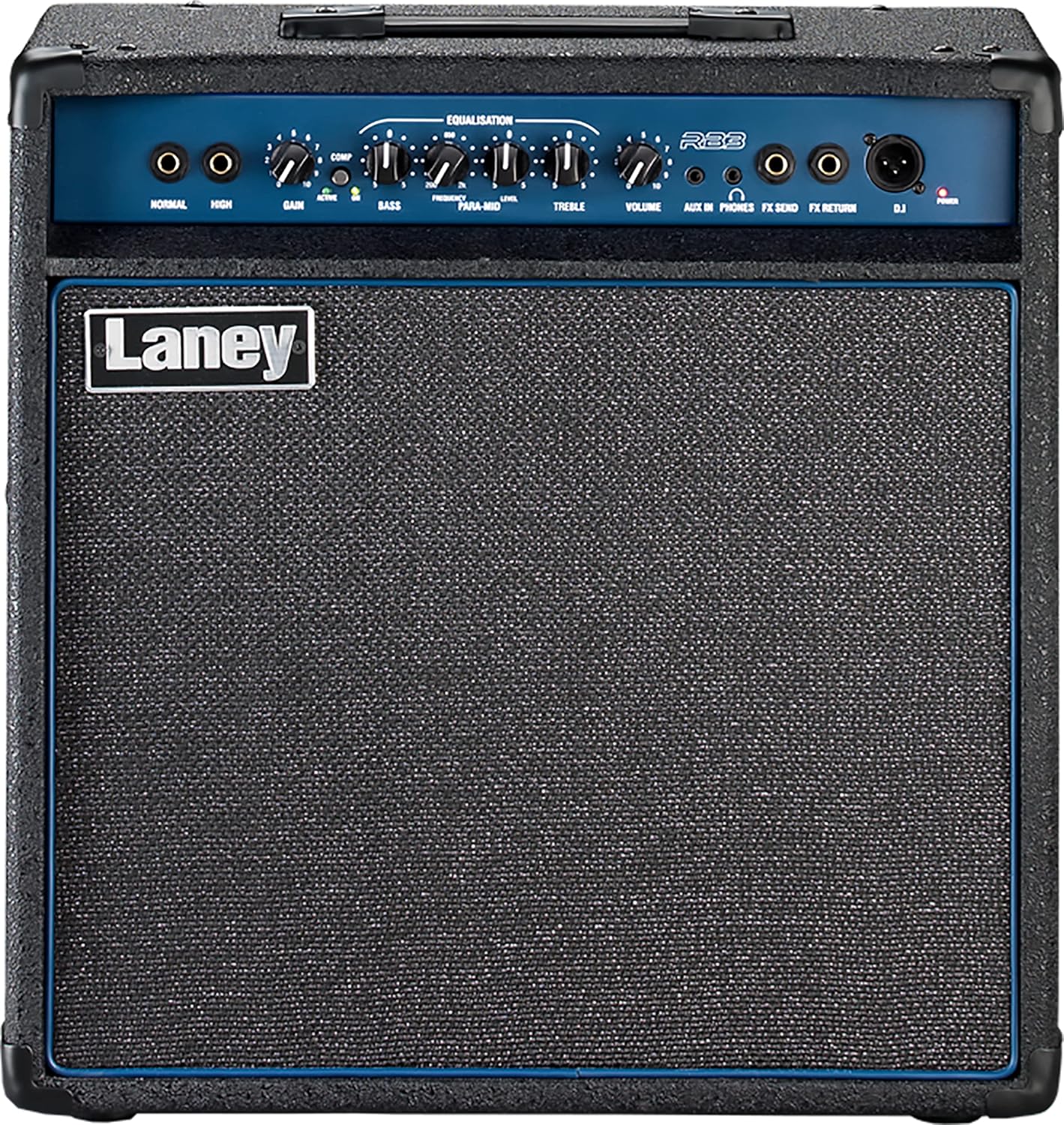 Laney Richter RB3 Bass Guitar Combo 65W 12 Inch Woofer Plus Horn, Gray