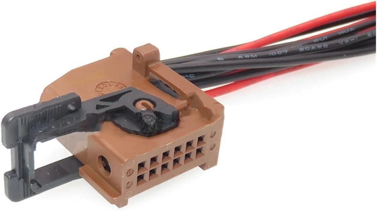 5 Set 12 Hole 1379096-1 1379219-1 1379095-1 AC Assembly Auto Connector Car Audio Power Amplifier Electric Plug(White)