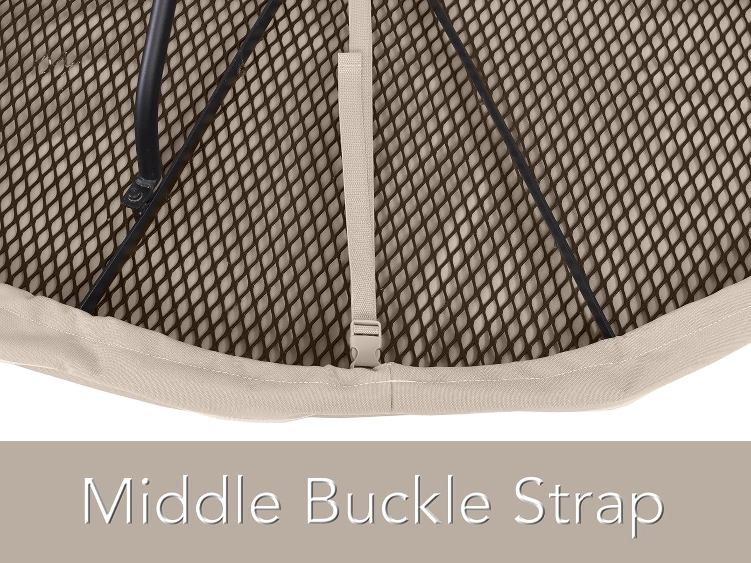 Covermates Round Firepit Top Cover - Premium Polyester, Weather Resistant, Drawcord Hem, Fire Pit Covers, ROUND TOP 54-60 DIAMETER, Clay