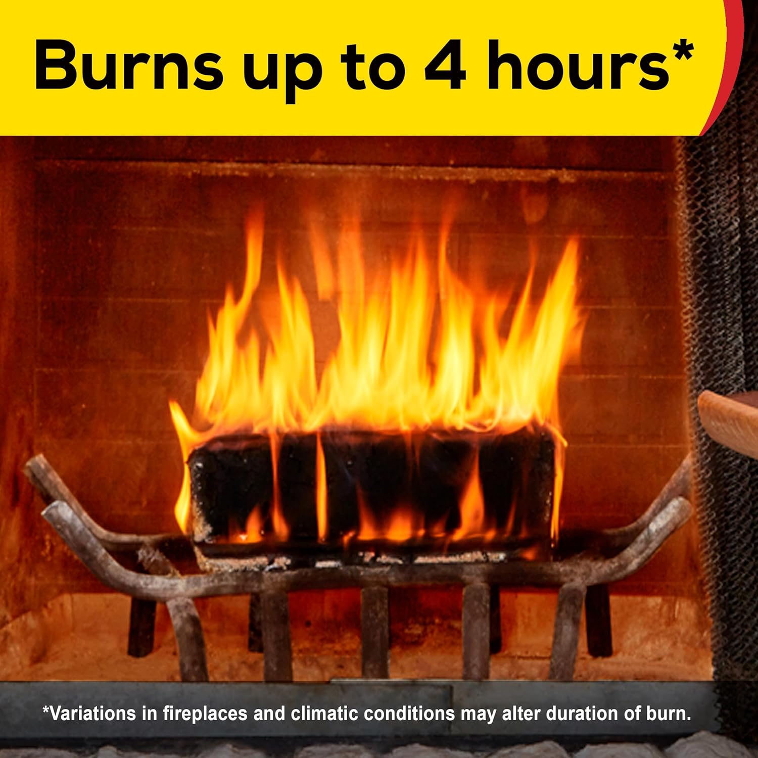 Duraflame Firelogs Bundle – Firelogs with Quickstart & Long Stick Matches – Easy-to-Light, Long-Lasting, Clean-Burning Indoor/Outdoor Logs (6lb 4 Hour)