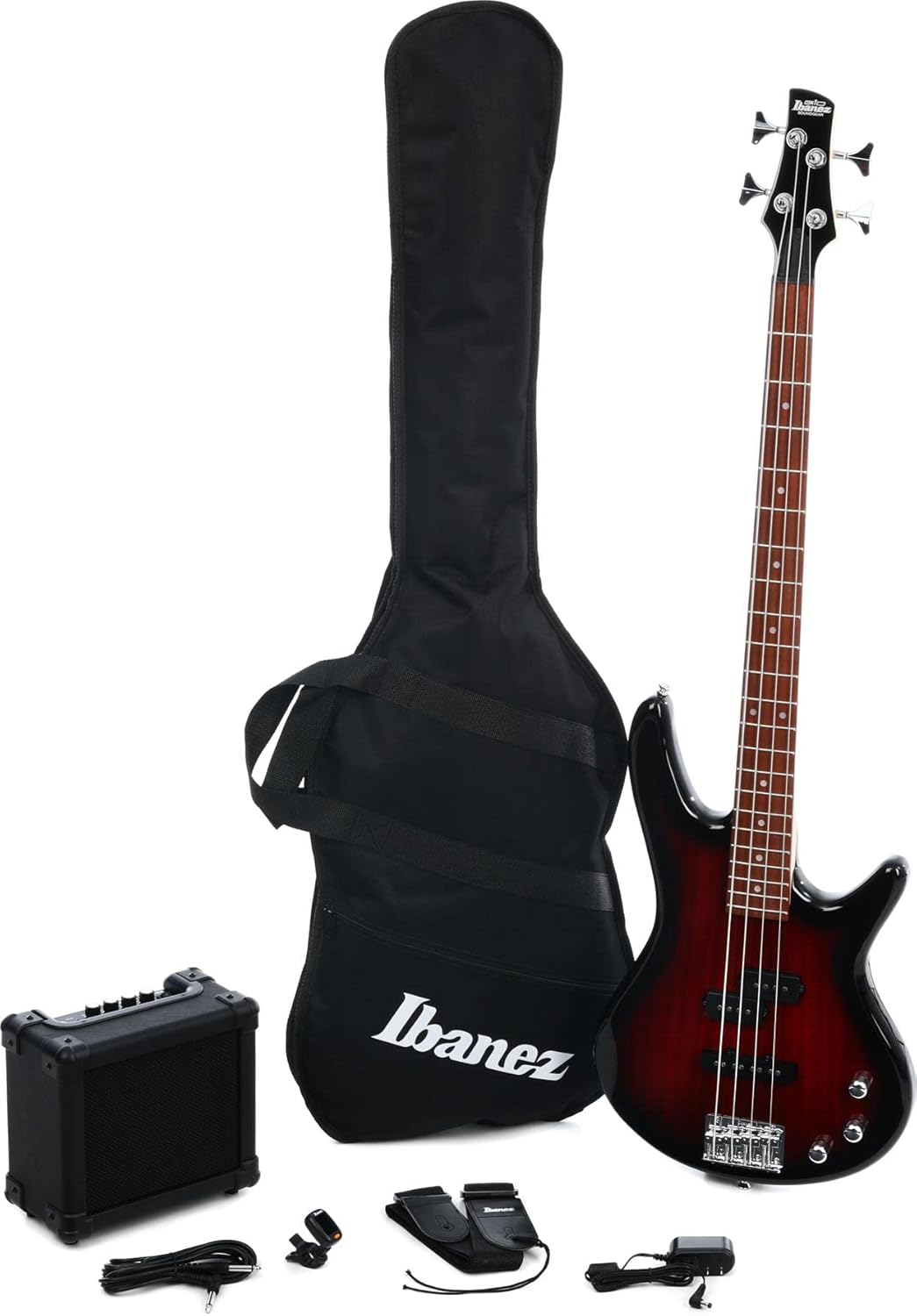 Ibanez Jumpstart IJSR190N Bass Pack - Walnut Sunburst