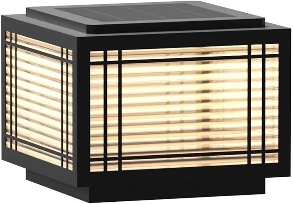 Outdoor Solar Post Cap Light Waterproof Landscape Lighting for Gate Fence Decorative Panel Garden Courtyard(40cm)