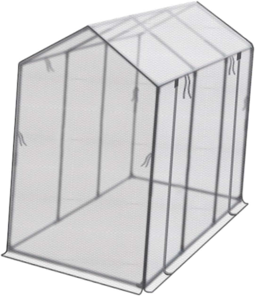 Mini Greenhouse Garden Nursery Plant Cover Accessories Protection Easy Assembly for Outside Vegetables Gardening Germination- 180cmx60cmx135cm