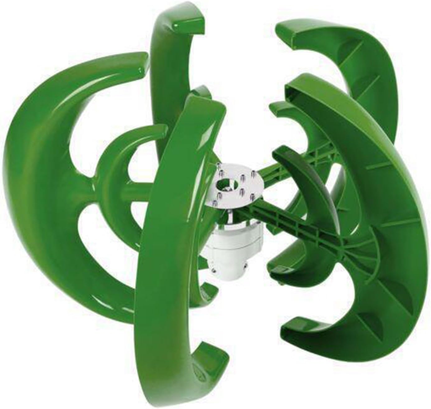 1000W 12V24V48V Green Lantern Wind Turbine High Efficiency and Low Noise 5 Blade Wind Turbine with Controller and Handheld Generator (Color : Green, Size : 24V)
